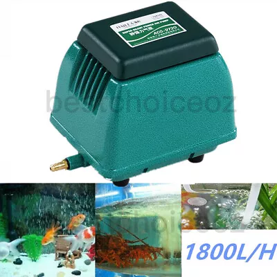 1800L/H Aquarium Oxygen Air Pump Aerator Aqua Fish Tank Pond Hydroponic 6 Outlet • $103.99