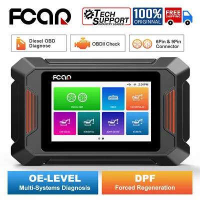 Construction Machinery Deisel Truck Scanner Diagnostic For CAT John Deer Volvo • $374.99