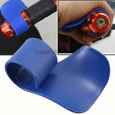 Universal Motorcycle Cruise Control Throttle Assist Wrist Rest Aid Grip Blue • $7.11