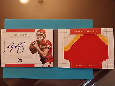 2014 National Treasures Aaron Murray Prime Booklet Signatures 99/99! Last One! • $39.99