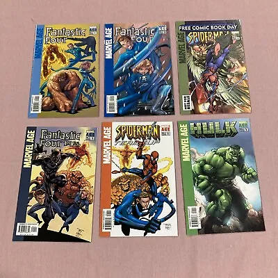 Spider-Man #1 Hulk #1 Fantastic Four 1 Tales 1 Team-Up 1 2004 Black Panther • $18