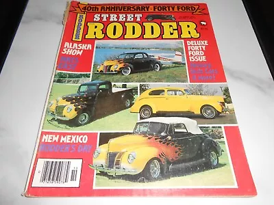 Street Rodder Oct 1980 Deluxe 40 Ford Issue Alaska Show Nats East • $3