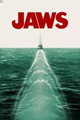 JAWS Poster Art Screen Print By Mondo Artist DOALY 24X36 LE OF 150 • $149.99