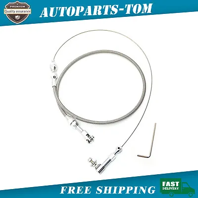 Universal 24  Stainless Steel Throttle Cable Braided For Ford GM Mustang 302 • $15.15