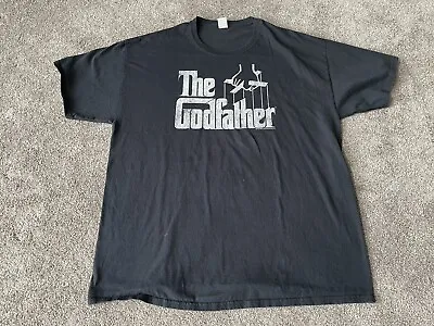 The Godfather 2015 Movie Logo Graphic Black T Shirt Men’s Size XL Marlon Brando • $12