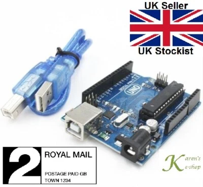 £13.95 • Buy Uno R3 ATMega328P MEGA16U2 Arduino Compatible Microcontroller Board & USB Cable