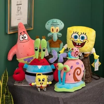 $15.66 • Buy Spongebob Plush Toy Teddy Kids Cartoon Gift Soft Stuffed Doll Patrick Star Toys