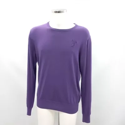 Versace Sweater Size XL Purple Men's Designer  RMF03-LR • $11.81