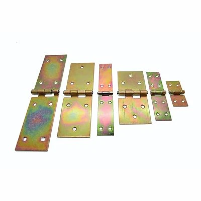 £1.83 • Buy Pair Back Flap Heavy Duty Strap Hinges Zinc Tee Door Gate Box Shed