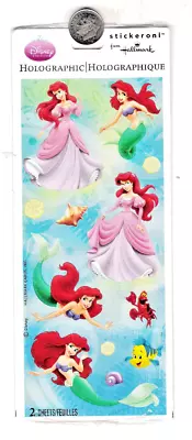 Disney Ariel The Little Mermaid Stickers - Sealed Package - Free Shipping  • $4.95