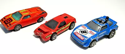 3 Vintage Mattel Hot Wheels Matchbox Cars 70's 80's Unique #C3-47 • $12.50