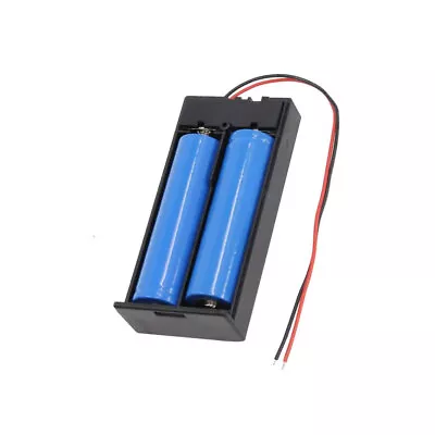 2 AA DIY Battery Holder Case Box 3V  Power Switch & Bare Wire End Black • $2.33