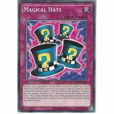 YGLD-EN Magical Hats | Unlimited Common | YuGiOh Trading Card Game TCG Trap • £0.99