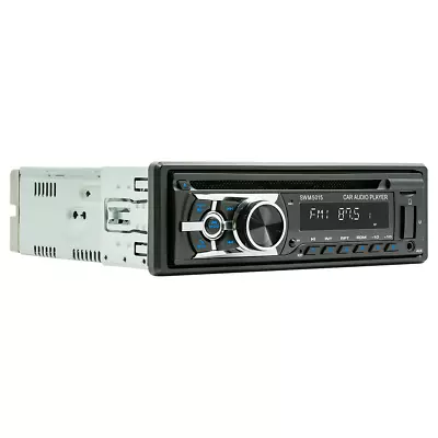 LCD Car Radio 1 DIN Bluetooth Stereo MP3 Player USB/TF/FM Head Unit CD VCD DVD • £66.09