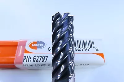 New Imco 1/2  (.030 ) 62797 Tialnx 6 Flute Omega-6-mill Solid Carbide End Mill • $0.99