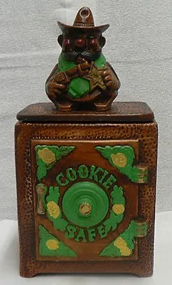  California Originals Rare Sheriff Cookie Safe Cookie Jar • $75