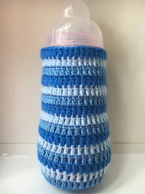 Hand Crochet Baby Bottle Cover For MAM Easy Start 260ml / 9oz And Dr Brown • £5.99