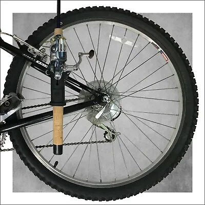 BIKE SPINNING ROD HOLDER - THE BEST Bicycle Rod Rack Available - FREE SHIPPING • $23.99