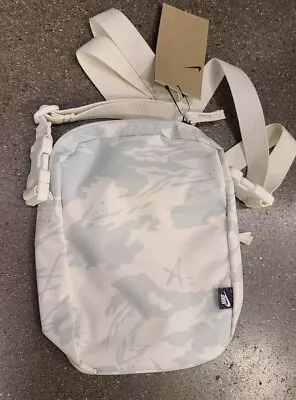 NEW Nike Sportswear Heritage Crossbody Camo Bag Pouch (4L) Sail White Phone NWT • $24.95