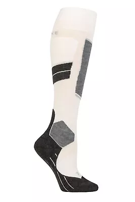 FALKE Ladies' Medium Volume Wool Ski Socks With Light Cushioning - 1 Pair Pack • £37.99