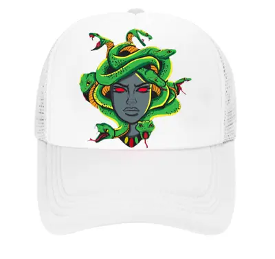 Medusa Baseball Hat Beauty Goddess Mythological Creature Trucker Hat Snakes • $13.30