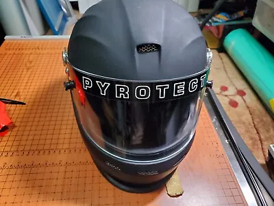 Pyrotect Racing Helmet SA2010 Matte Black Medium • $150