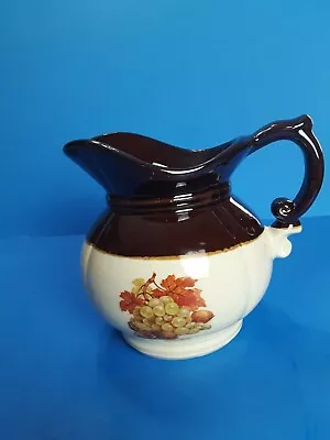 Vintage McCoy Pitcher 7528 Grapes Leaves 5  Tall (D5) • $15