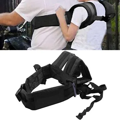 Children Kids Motorcycle Safety Harness Front Back Seat Belt Adjustable Black • $16.10