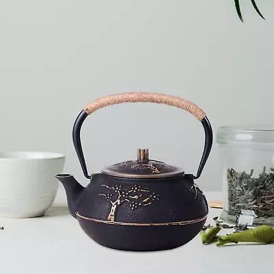 Tea Kettle Japanese Pattern Non Slip Handle Tea Maker With Stainless Steel • $69.63