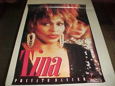 Tina Turner  Private Dancer  RARE PROMO ONLY POSTER - 24 X 36 - Original • $24.99