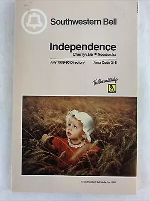 Southwestern Bell Telephone Directory Independence Cherryvale Area Code 316 • $49.99