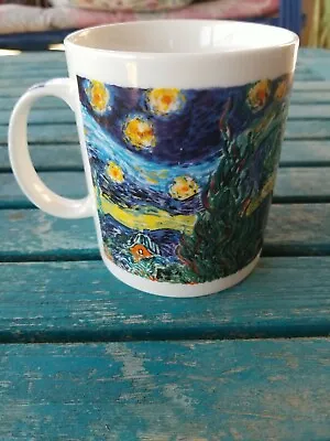 $28 • Buy CHALEUR Masters Collection Starry Night Vincent Van Gogh Mug Cup D Burrows 