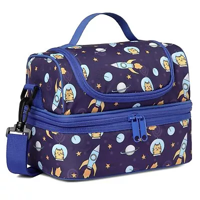 Lunch Box Bag For Kids Insulated Mini Cooler Bag Kids Lunch Tote With Dual C... • $41.39