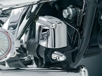 $49.49 • Buy Kuryakyn Chrome Deluxe Rear Brake Master Cylinder Cover Harley Touring Softail