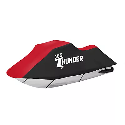 Red Jet Ski Trailerable Cover 2 Person PWC Fit Up To 3m Length Storage Rain Dust • $45.99