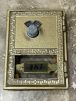 Brass Mailbox Door Combination Lock Salsbury Industries 3.5  x 5  X 1” Unlocked • $19.99