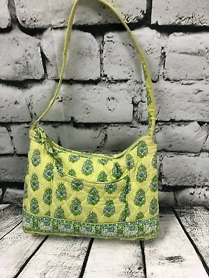 Vera Bradley Citrus Molly Bag Lime Green & Elephants Retired Pattern • $19.97