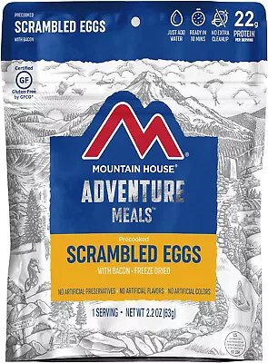 Mountain House Scrambled Eggs With Bacon Backpacking & Camping Food- 1 Pouches • $17.99