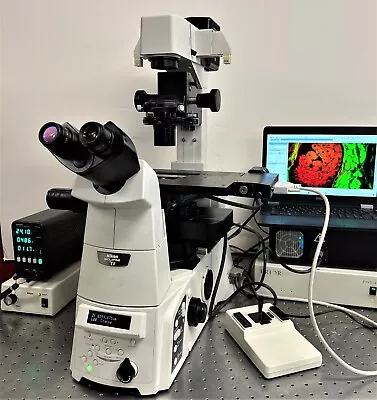 Nikon Ti-E Fluorescence Phase Inverted Microscope PFS Lumencor + Prior System • $34750