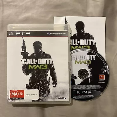 Call Of Duty Modern Warfare 3 Game + Manual *FREE SHIPPING* COD MW3 PS3 Games • $4.87