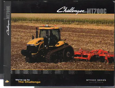 AGCO Challenger  MT700C  245 To 265hp Crawler Tractor Brochure Leaflet • £6.50