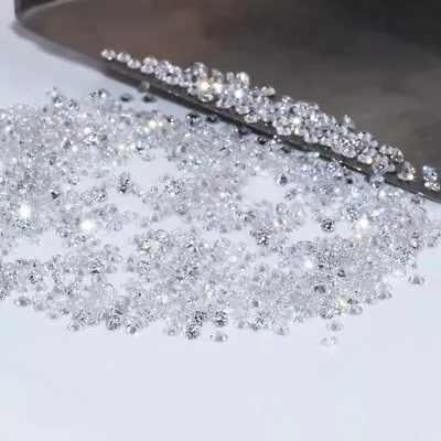 Loose CVD Lab-Grown Diamond 1.10 Mm Round D - IF Certified Diamond 170 Pcs Lot • $0.99
