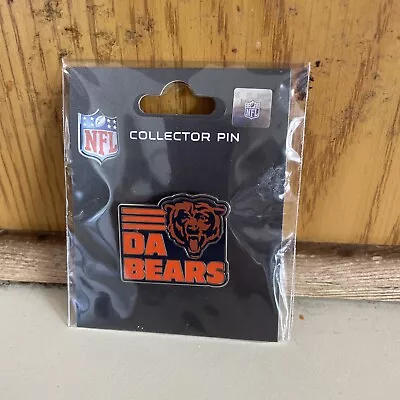 Chicago Bears Pin   “DA BEARS” Slogan 🔥🔥 NFL🔥🔥hat Lapel Collector • $12.95