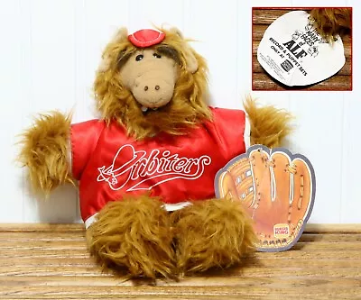 Vintage 1988 Alf Plush Hand Puppet In His Orbiters Baseball Outfit With Tag 10  • $10