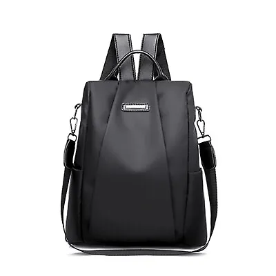 £9.49 • Buy Women Anti-Theft Backpack Waterproof Rucksack Ladies School Shoulder Bag UK