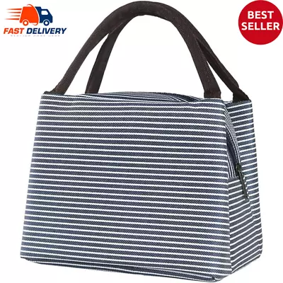 Insulated Lunch Bag Lunch Box Tote Cooler Bag For Men Women Adults Kids • £8.49