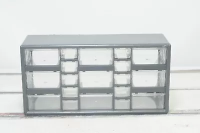 Vintage Small Parts Drawers Empack Industrial Parts Bins Plastic Storage 19 Draw • $36