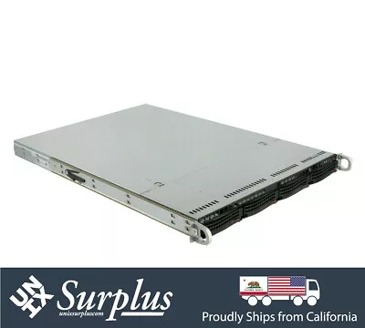 1U Supermicro X9DRW-3TF+ Barebone Server 2x  Heatsinks 4x 3.5  1x 10GBE • $99