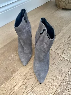 £19.95 • Buy Daniel Grey Suede Ankle Boots Size Uk 6 - Eur 39