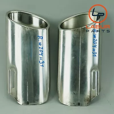 +c721 W204 Mercedes 08-11 C Class Rear Right & Left Side Exhaust Muffler Tip Set • $102.29